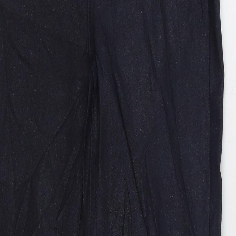 Marks and Spencer Womens Blue Viscose Skinny Jeans Size 6 L28 in Regular Zip