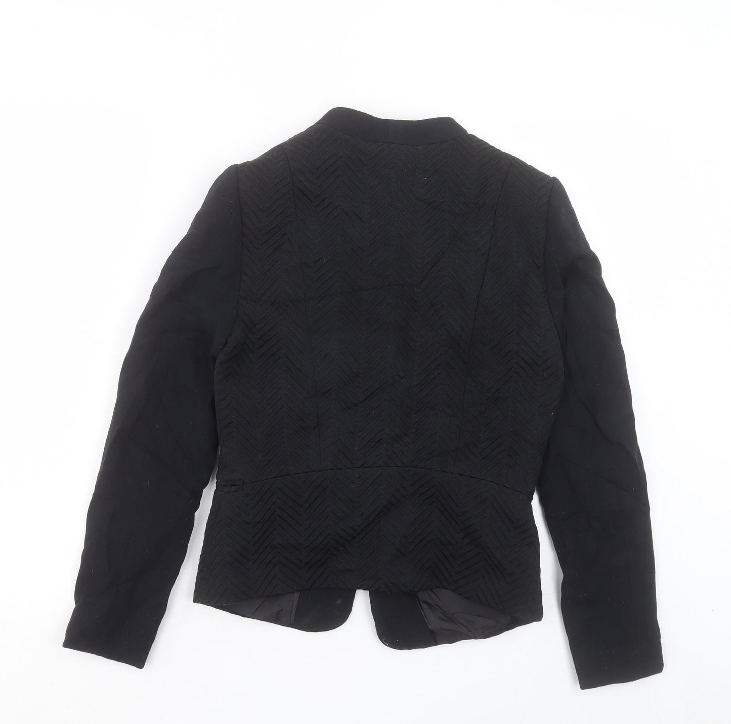 H&M Womens Black Jacket Blazer Size 6