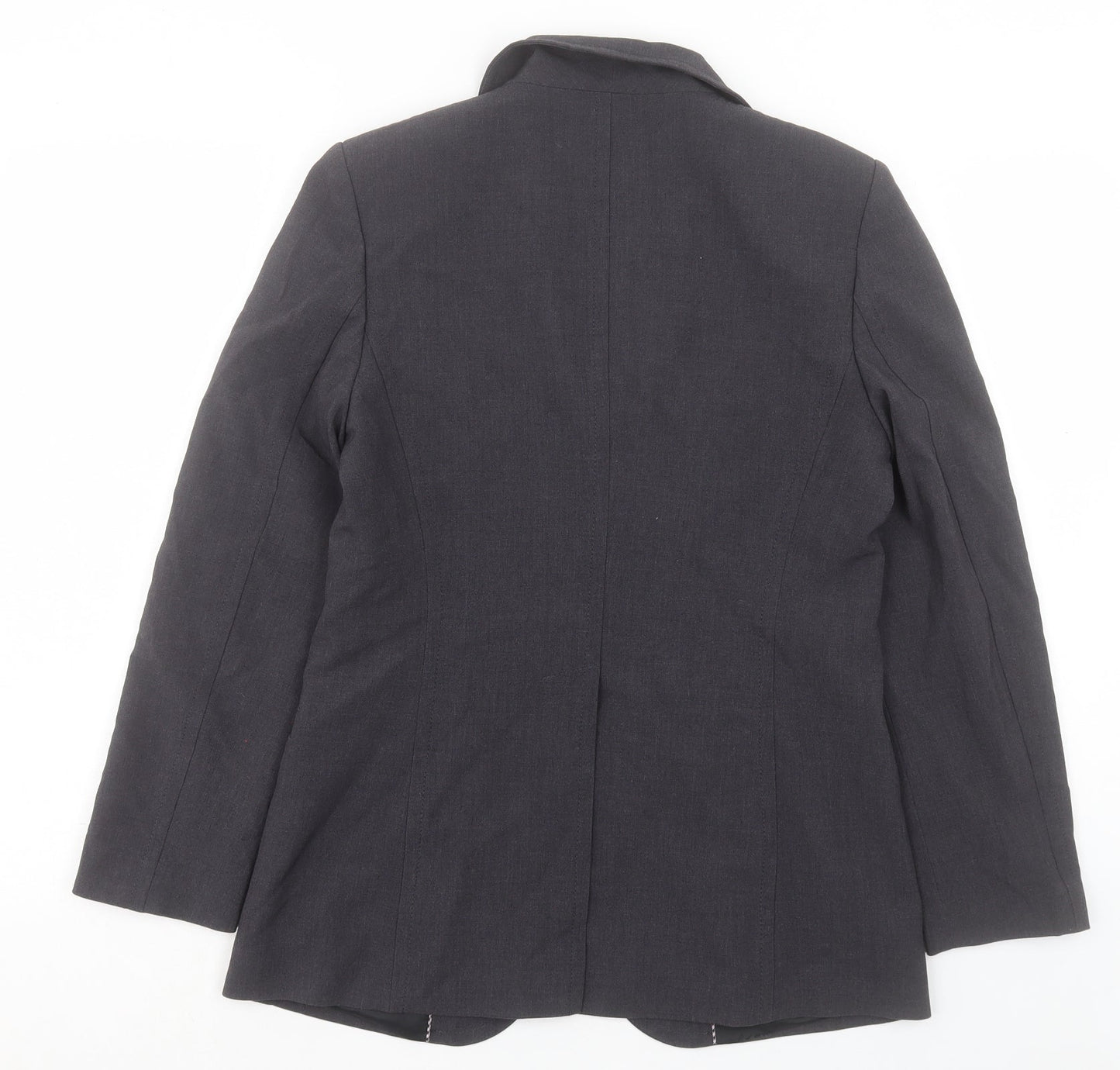 Per Una Womens Grey Jacket Blazer Size 10 Button