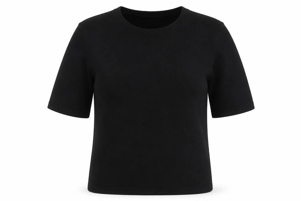 Marks & Spencer Womens Black Round Neck Acrylic Pullover Jumper Size 12