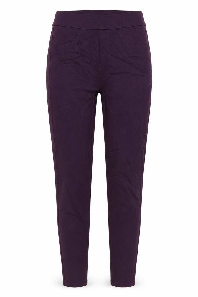 Marks & Spencer Womens Purple Cotton Jegging Jeans Size 6 L27 in Regular