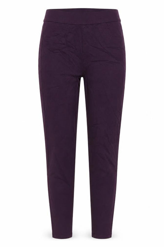 Marks & Spencer Womens Purple Cotton Jegging Jeans Size 6 L27 in Regular
