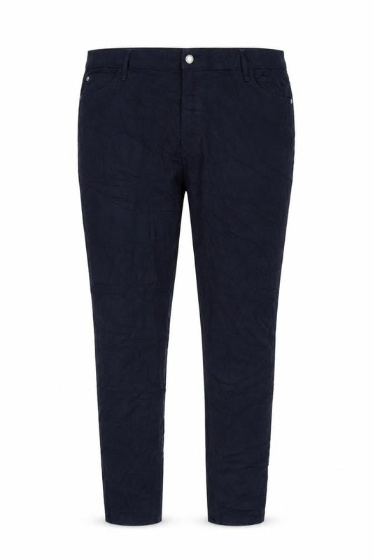 Womens Blue Polyester Skinny Jeans Size 44 in L31 in Regular Zip