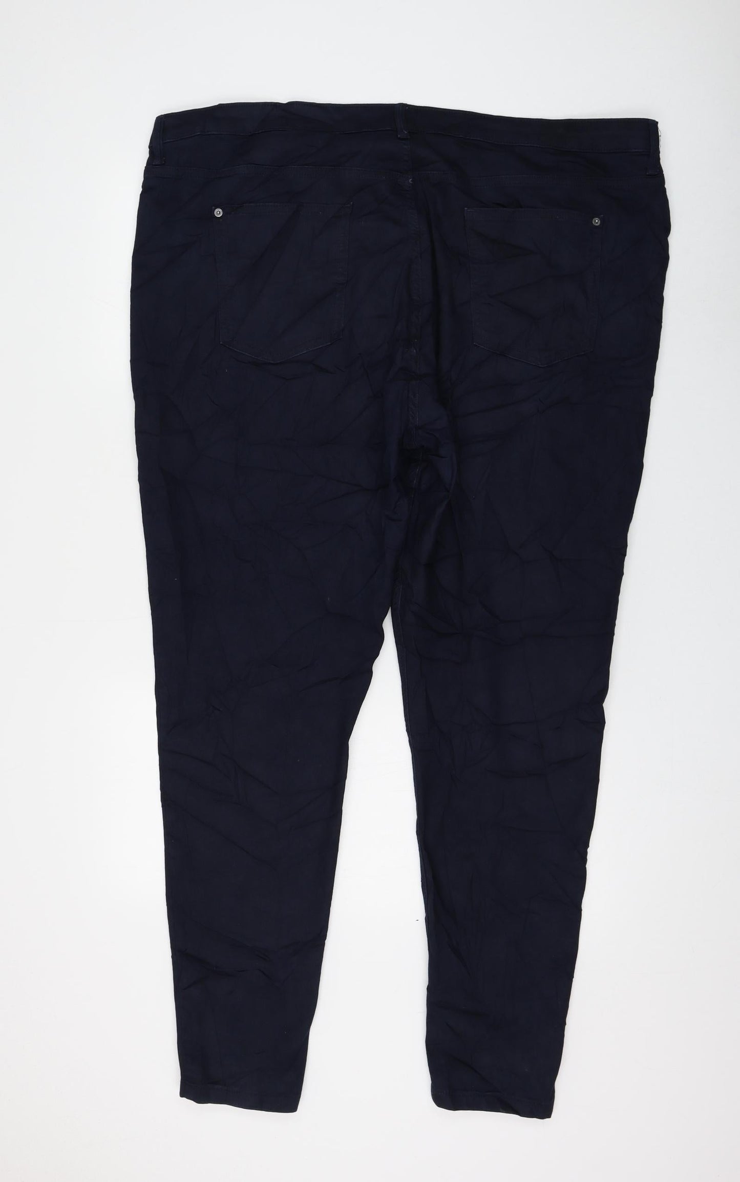 Preworn Womens Blue Polyester Skinny Jeans Size 44 in L31 in Regular Zip