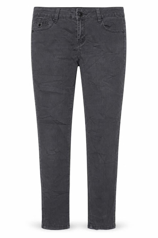 Yes Yes Womens Grey Cotton Skinny Jeans Size 12 L27 in Regular Zip