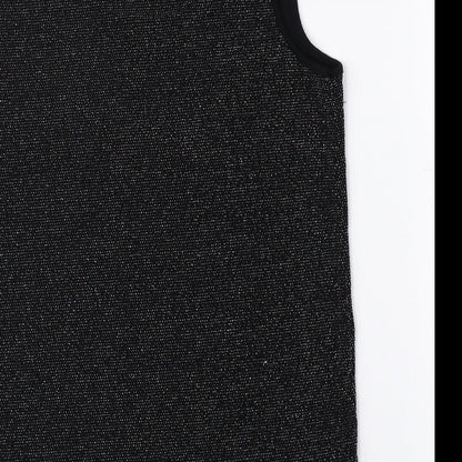 Oasis Womens Black Nylon Basic Tank Size M Scoop Neck