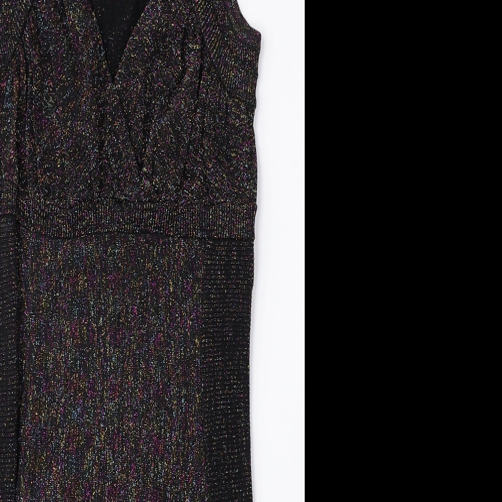 H&M Womens Multicoloured Viscose A-Line Size S Sweetheart Pullover