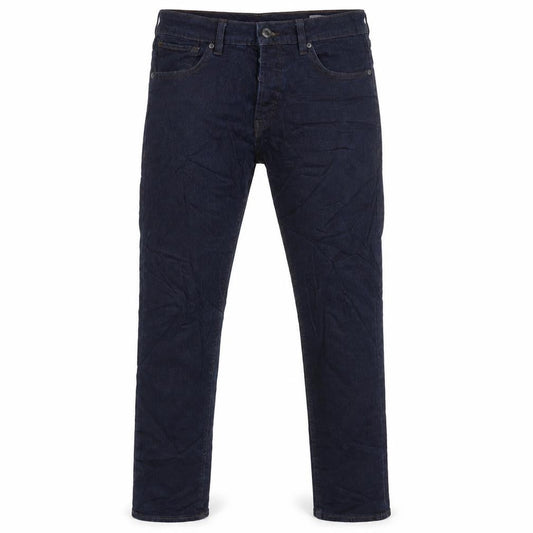 Marks & Spencer Womens Blue Cotton Skinny Jeans Size 34 L28 in Regular Button