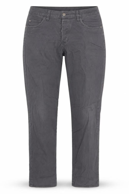 H&M Womens Grey Cotton Skinny Jeans Size 8 L30 in Regular Button
