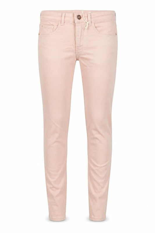 Marks & Spencer Womens Pink Cotton Skinny Jeans Size 8 L30 in Regular Zip