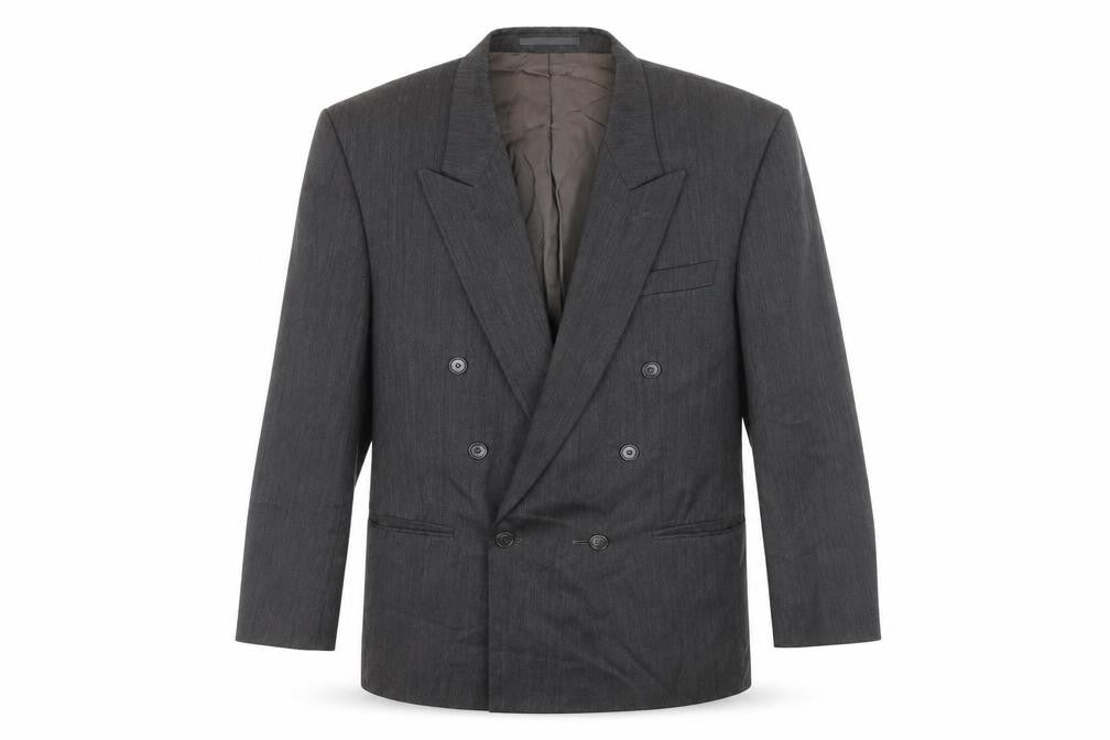 Burton Mens Grey Jacket Blazer Size 40 Button