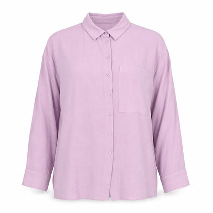 Papaya Womens Pink Polyester Basic Button-Up Size 12 Collared
