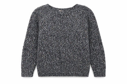 Forever 21 Womens Blue Round Neck Acrylic Pullover Jumper Size L