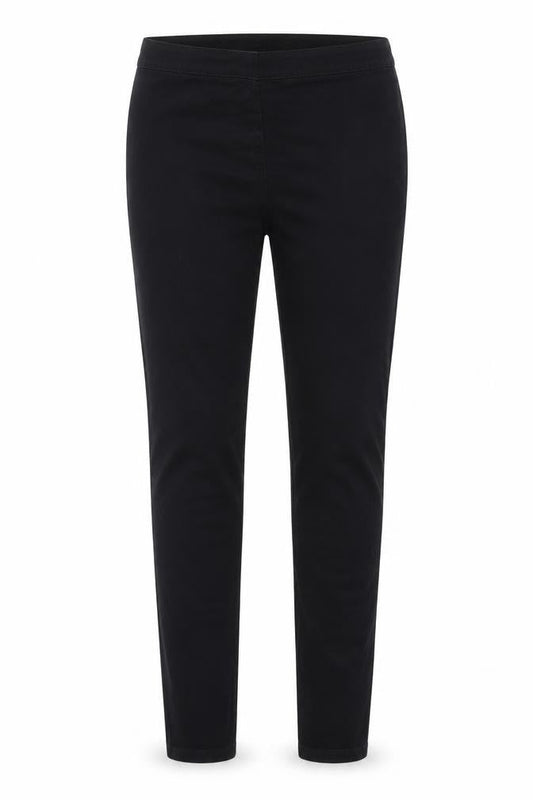 H&M Womens Black Cotton Skinny Jeans Size 6 L29 in Regular Zip