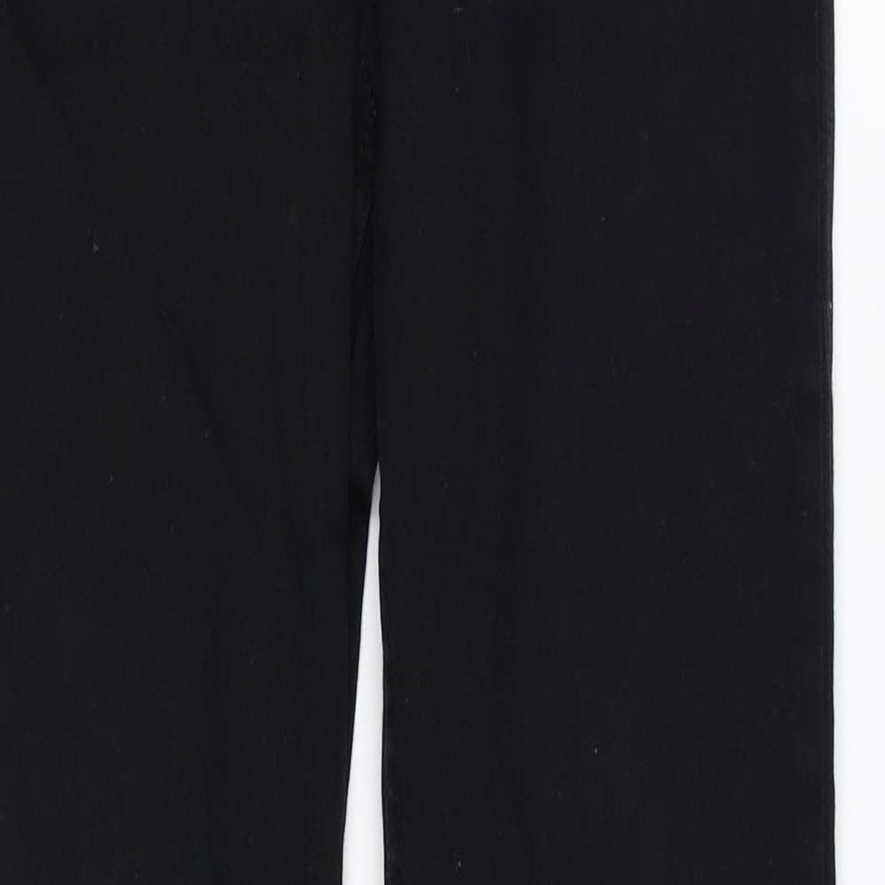 H&M Womens Black Cotton Skinny Jeans Size 6 L29 in Regular Zip