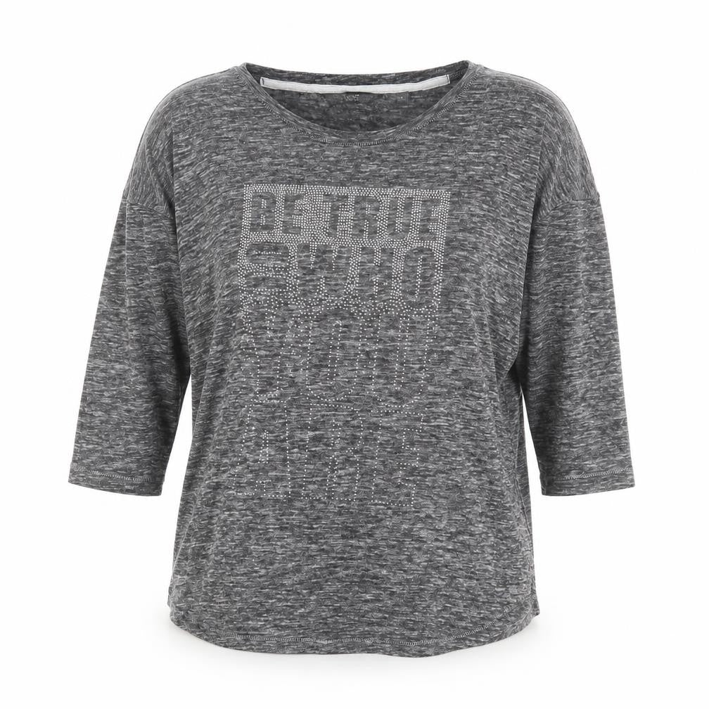 NEXT Womens Grey Polyester Basic Blouse Size 14 Round Neck - Be True to Who You Are
