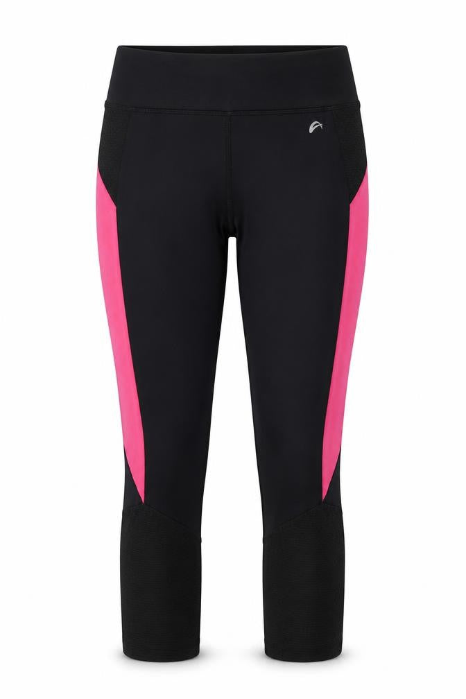 F&F Womens Black Polyester Compression Leggings Size 10 L19 in Regular Pullover