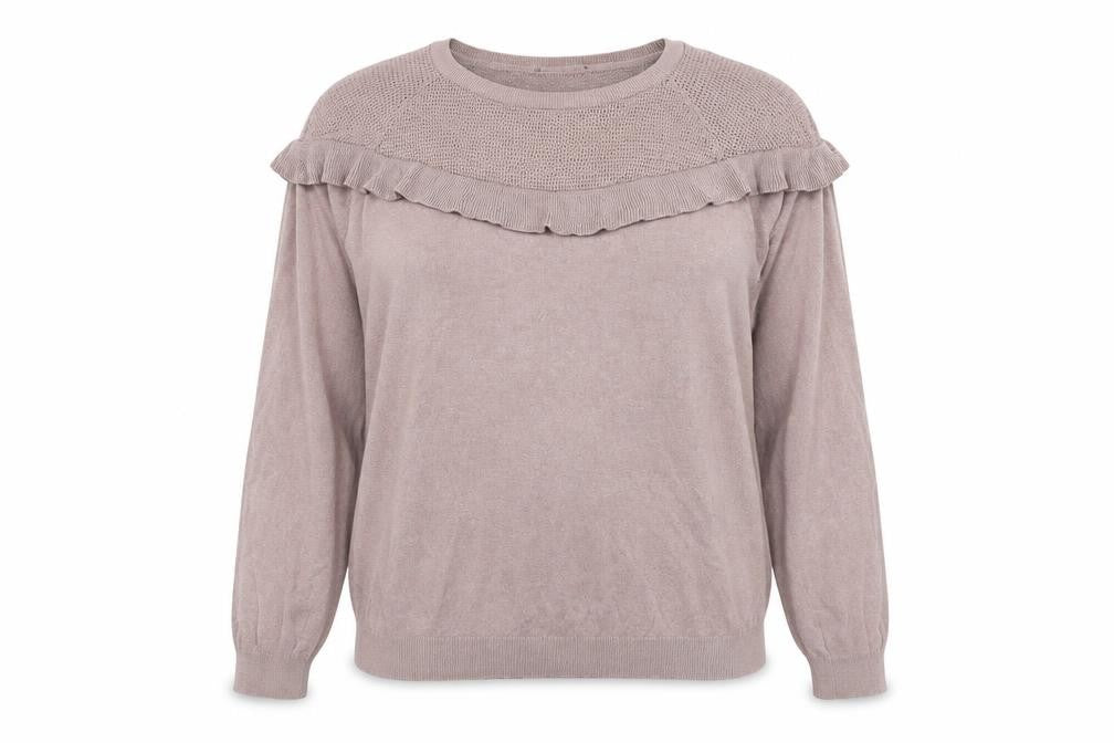 NEXT Womens Pink Round Neck Viscose Pullover Jumper Size 12