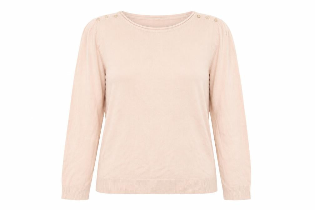 Atmosphere Womens Pink Collared Acrylic Pullover Jumper Size 14