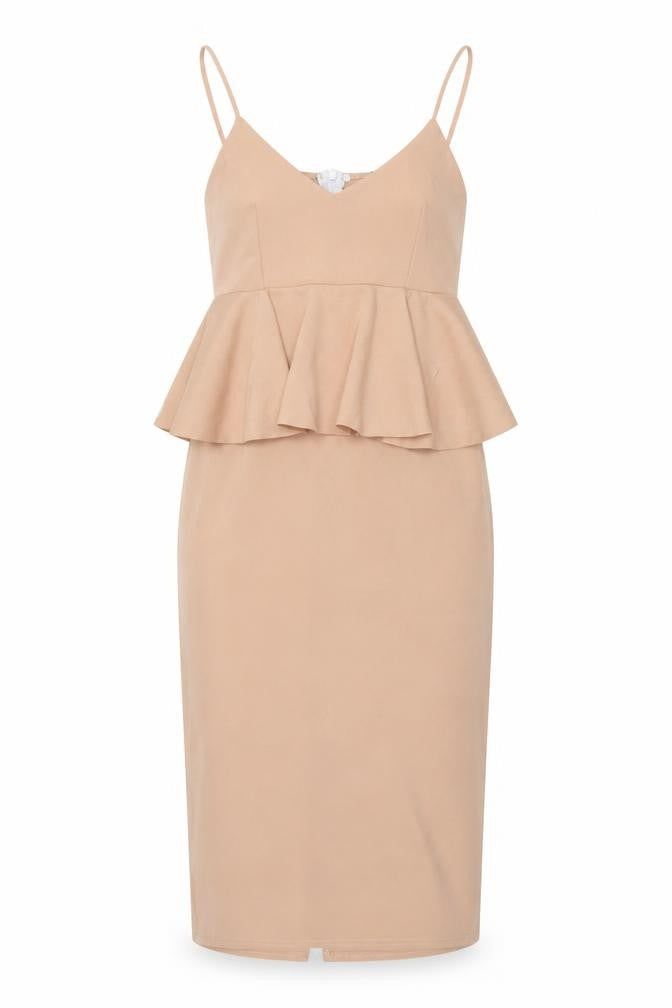Missguided Womens Pink Polyester Bodycon Size 6 V-Neck Zip