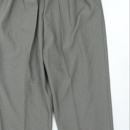 Saira Womens Black Polyester Capri Trousers Size 18 Regular
