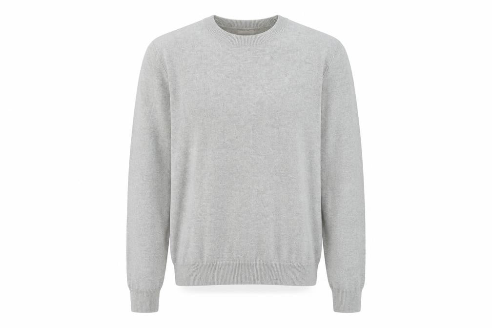 Topman Mens Grey Crew Neck Cotton Pullover Jumper Size M
