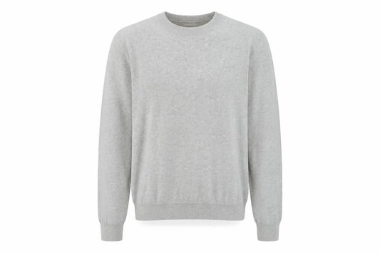 Topman Mens Grey Crew Neck Cotton Pullover Jumper Size M