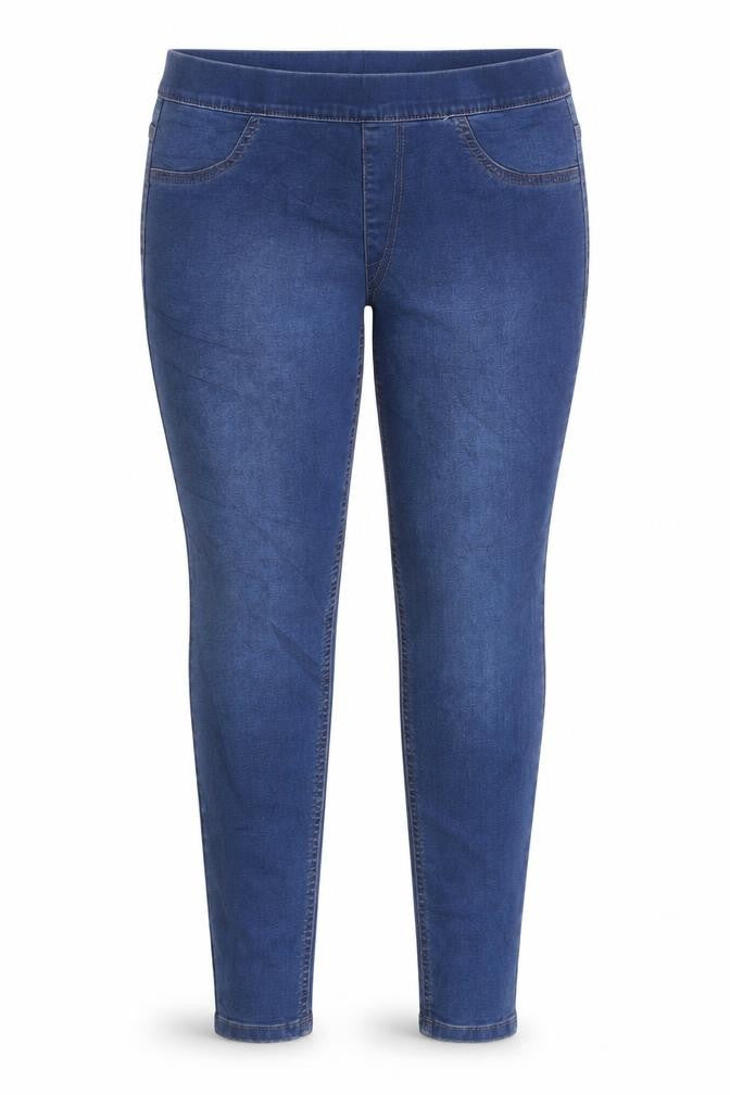 Marks & Spencer Womens Blue Cotton Flared Jeans Size 12 L26 in Regular - Short Length