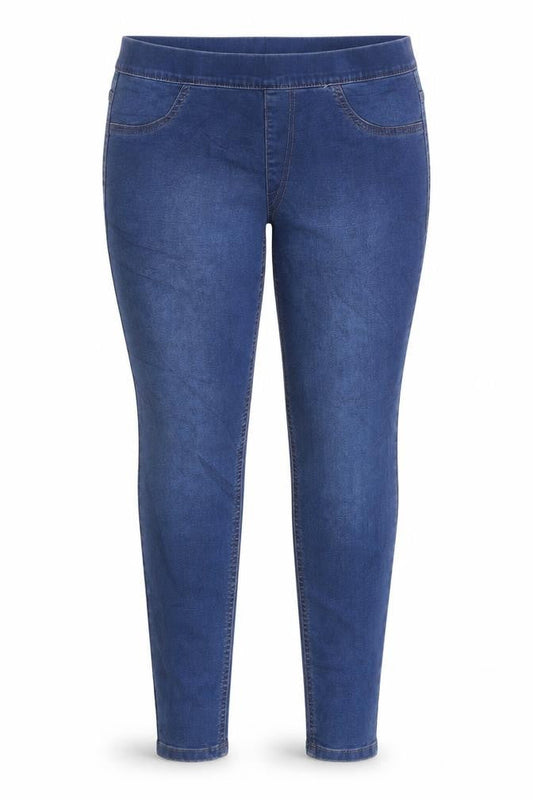 Marks & Spencer Womens Blue Cotton Flared Jeans Size 12 L26 in Regular - Short Length