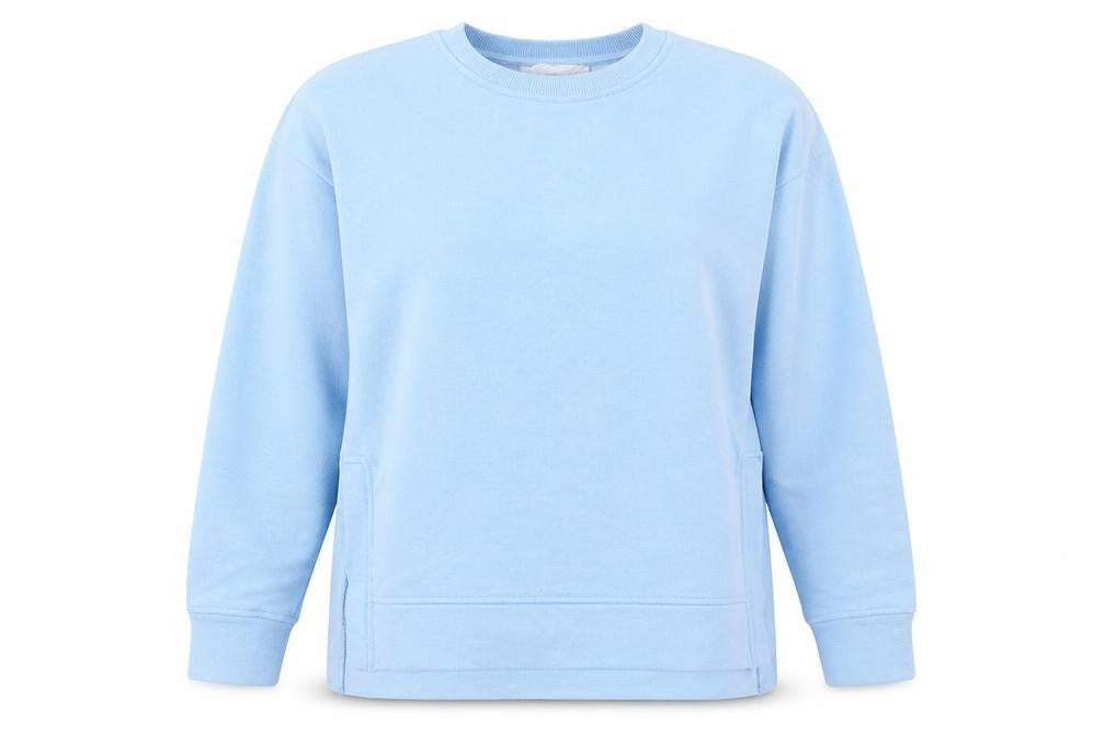 Primark Womens Blue Cotton Pullover Sweatshirt Size S Pullover