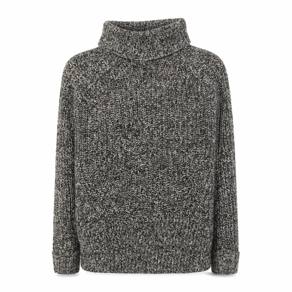 Topshop Womens Grey Roll Neck Acrylic Pullover Jumper Size 8