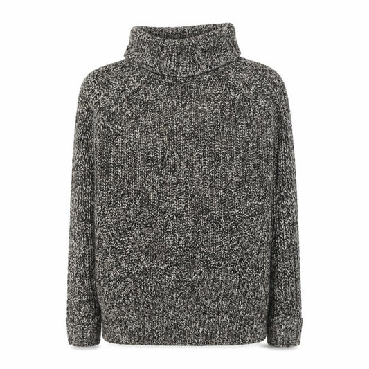 Topshop Womens Grey Roll Neck Acrylic Pullover Jumper Size 8