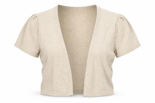 George Womens Beige V-Neck Cotton Cardigan Jumper Size 10