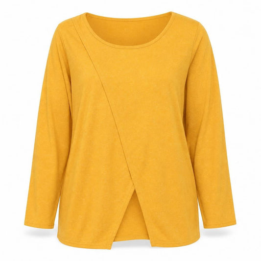 Rainbow Womens Yellow Polyester Pullover Sweatshirt Size XL Pullover