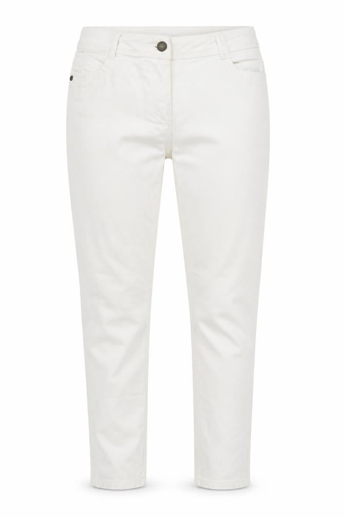 George Womens White Cotton Skinny Jeans Size 10 L26 in Regular Zip