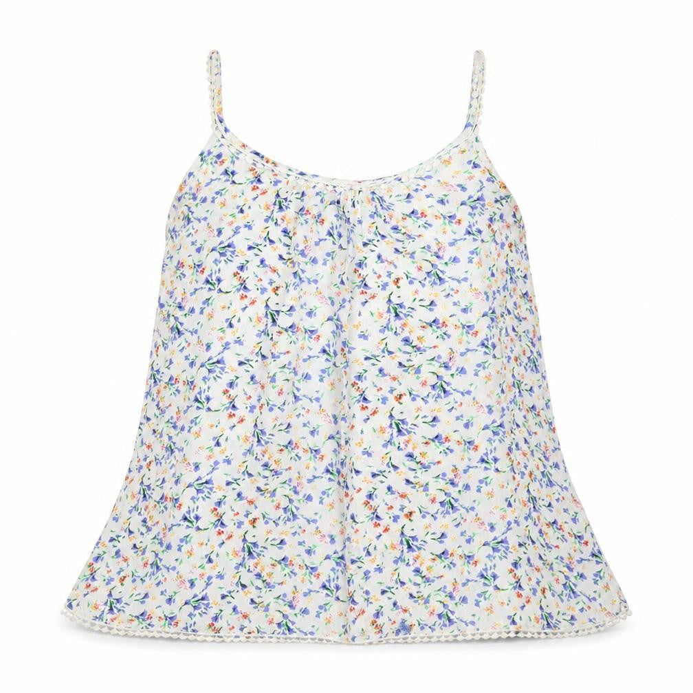 Peacocks Womens Multicoloured Floral Viscose Camisole Blouse Size 8 V-Neck
