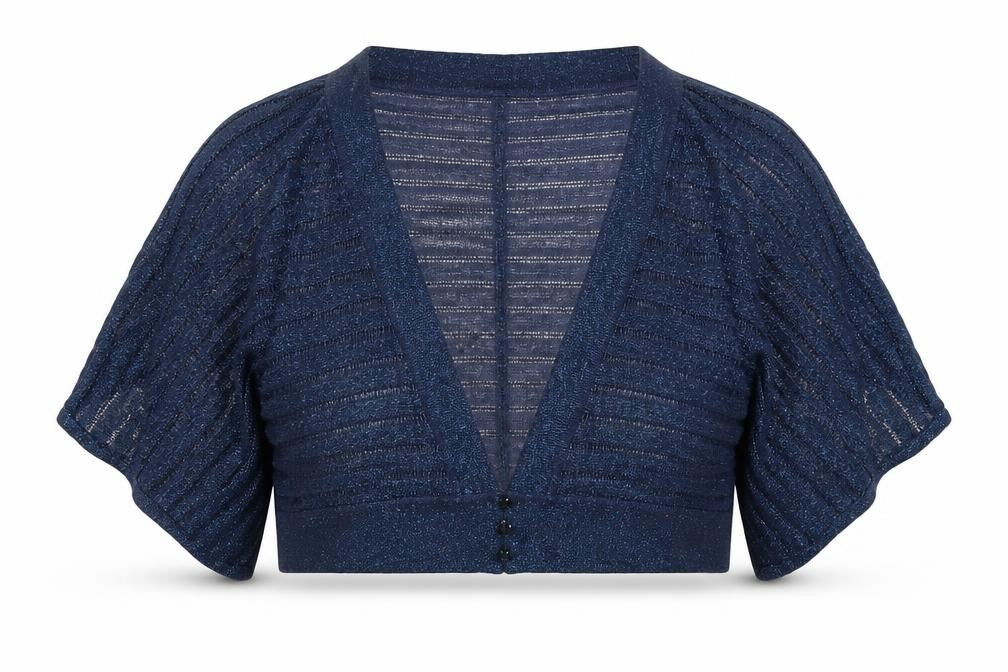 Oasis Womens Blue V-Neck Polyester Cardigan Jumper Size 14