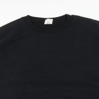 Preloved Gildan Womens Black Cotton Pullover Sweatshirt Size XL Pullover - Bee - Detail