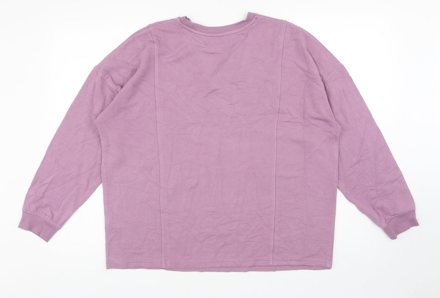 Papaya Womens Purple Polyester Pullover Sweatshirt Size M Pullover