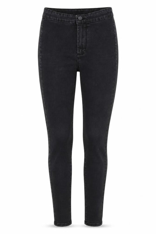 Denim & Co. Womens Black Cotton Skinny Jeans Size 8 L30 in Regular Zip