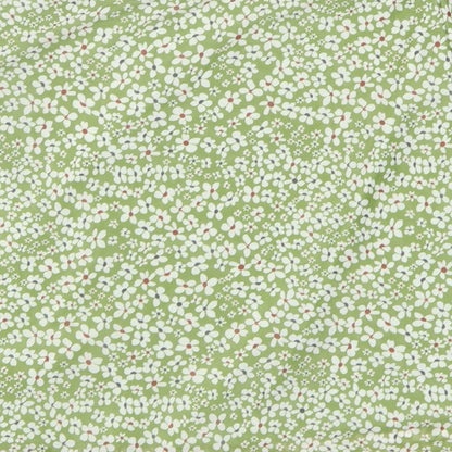 SHEIN Womens Green Floral Polyester A-Line Skirt Size M