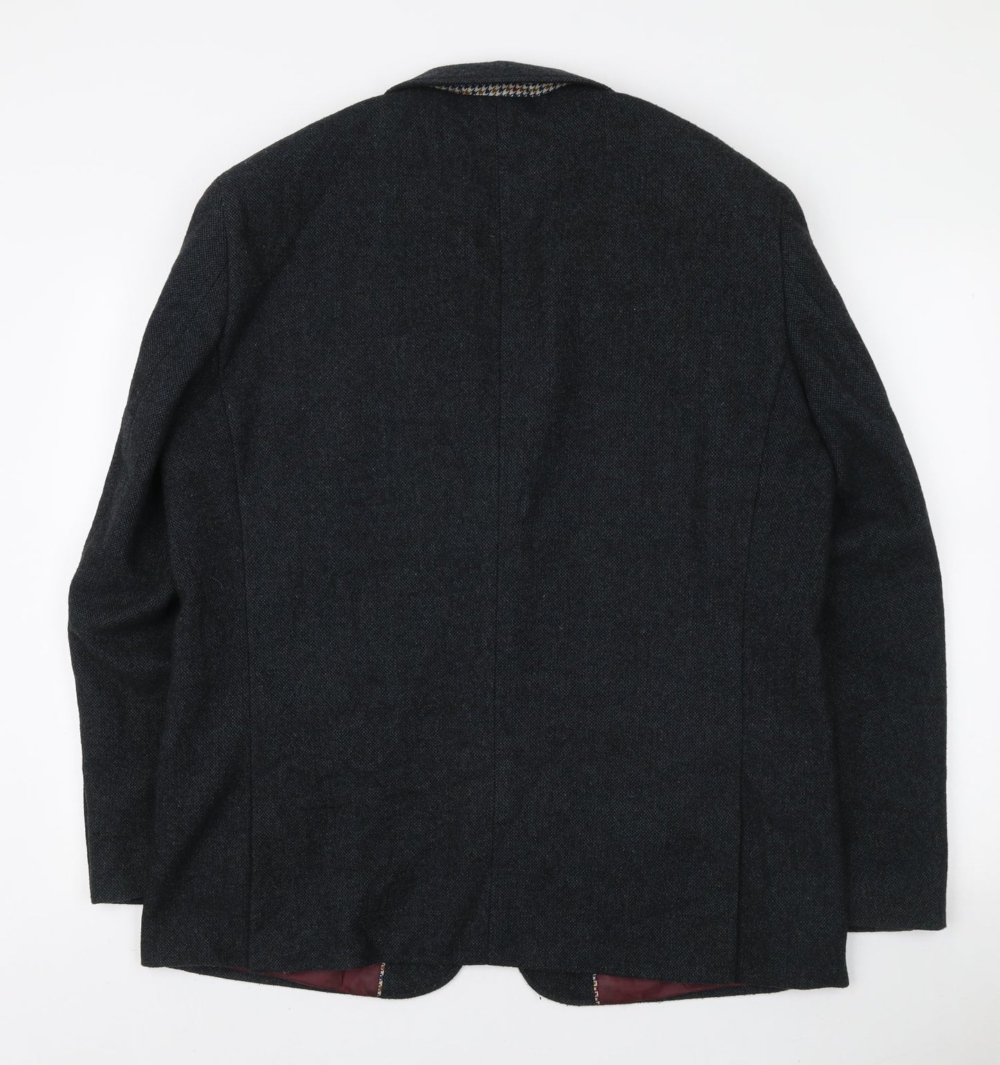 Harvey & Jones Mens Blue Wool Jacket Blazer