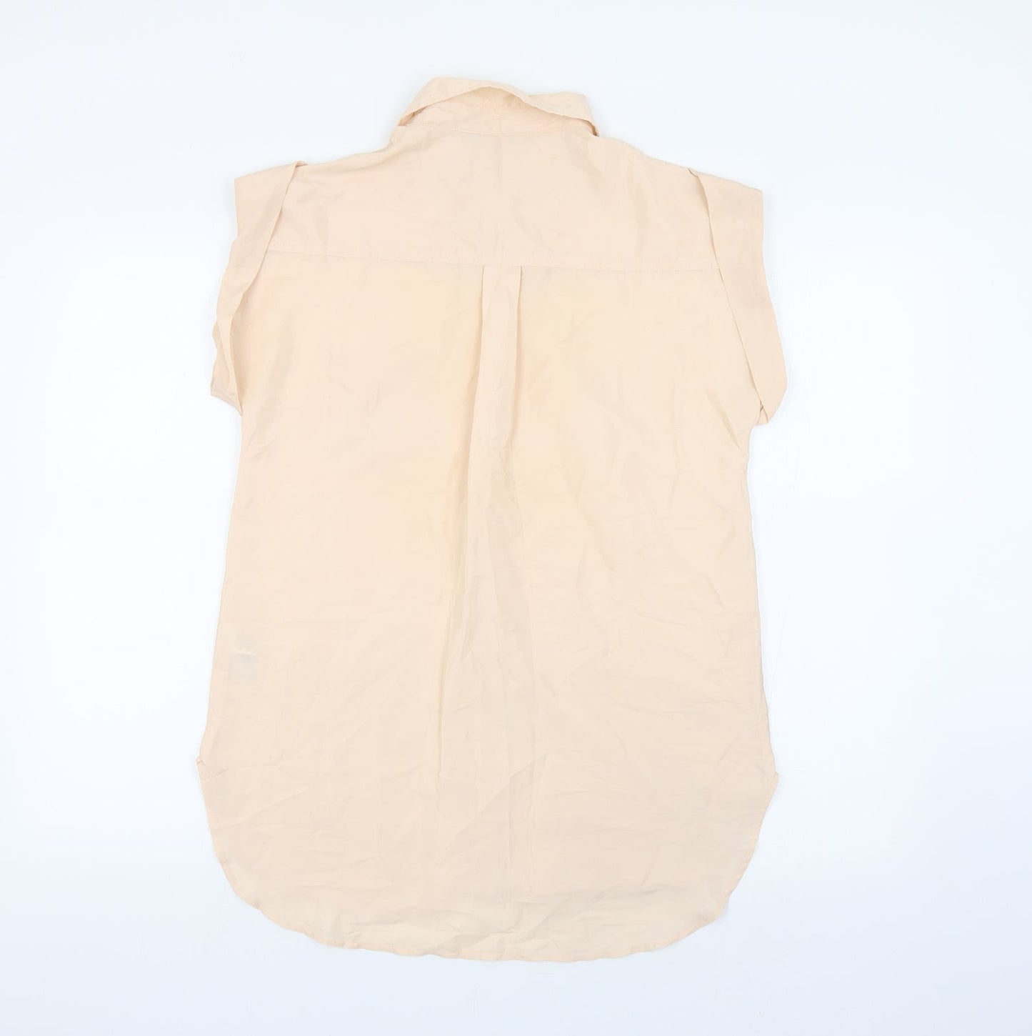 Dorothy Perkins Womens Pink Polyester Basic Button-Up Size 8 Collared