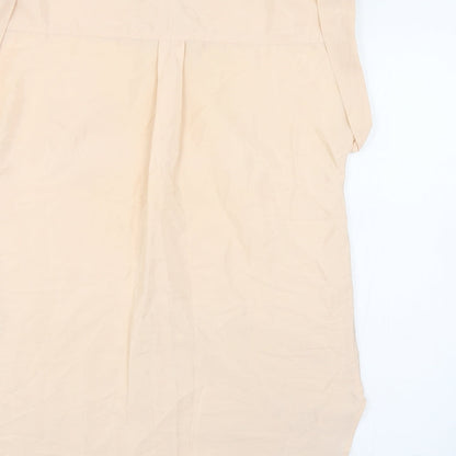 Dorothy Perkins Womens Pink Polyester Basic Button-Up Size 8 Collared