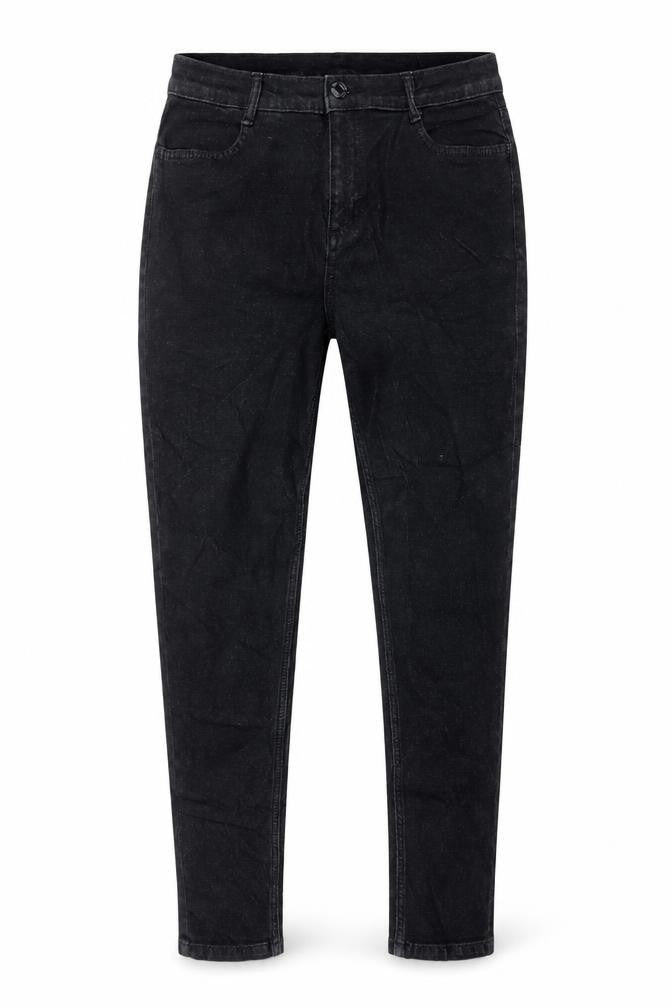 Marks & Spencer Womens Black Cotton Skinny Jeans Size 10 L28 in Regular Button