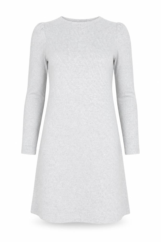 George Womens Grey Polyester Jumper Dress Size 8 Round Neck Pullover