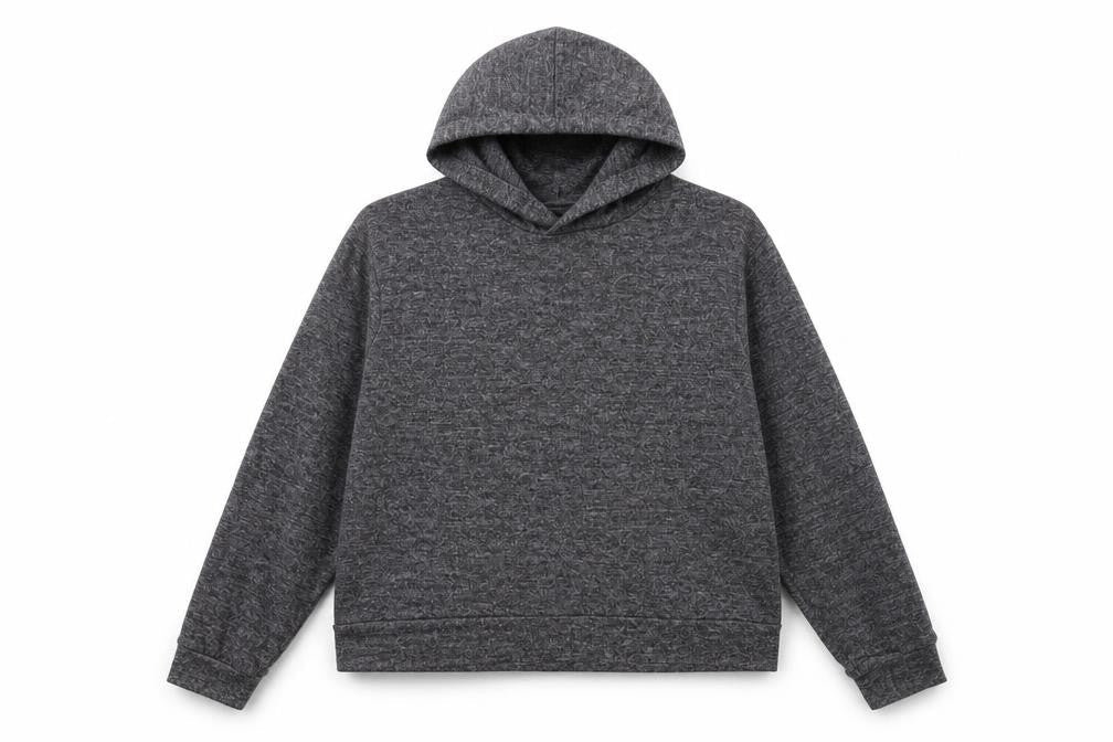 H&M Womens Grey Viscose Pullover Hoodie Size M Pullover