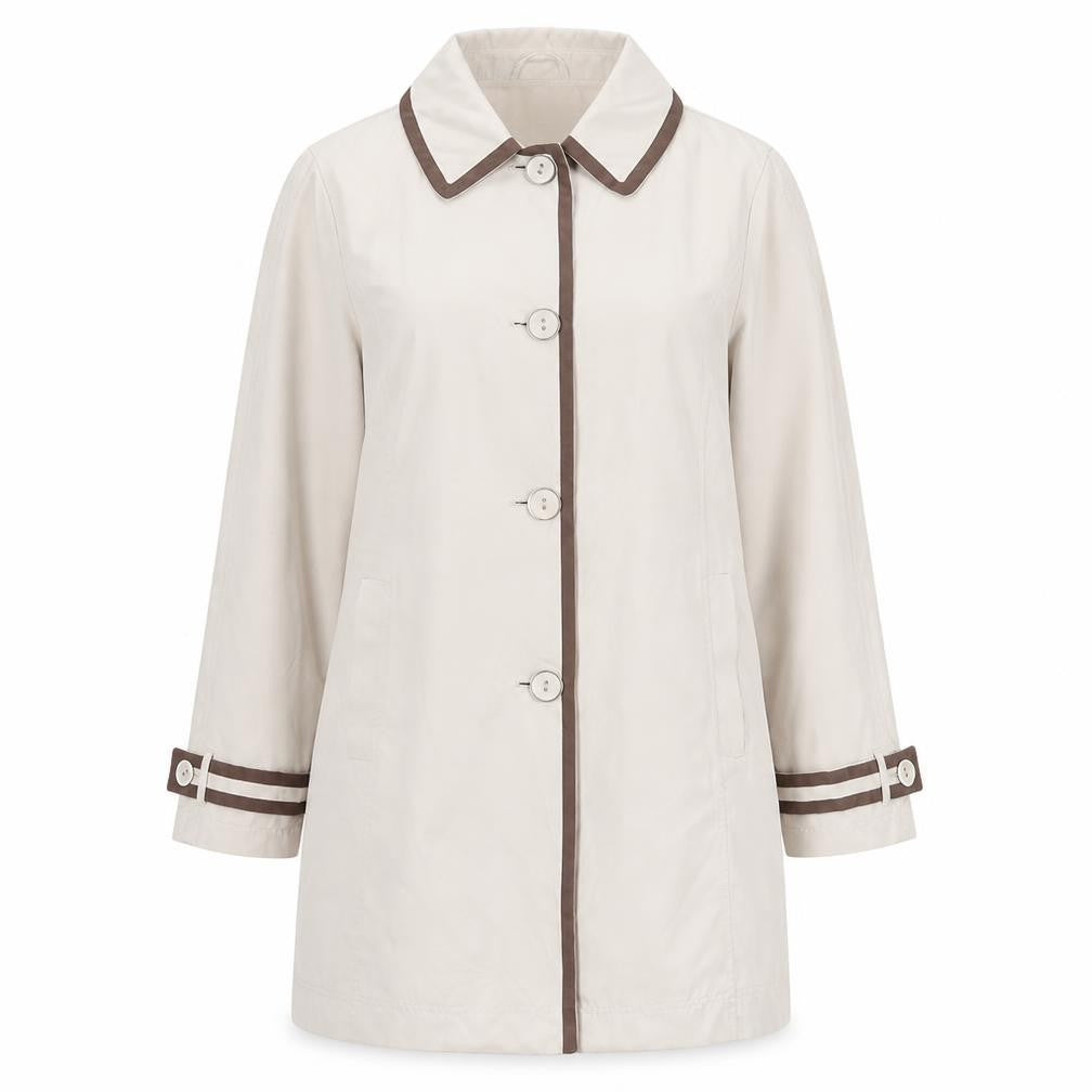 Debenhams Womens Ivory Jacket Size 12 Button