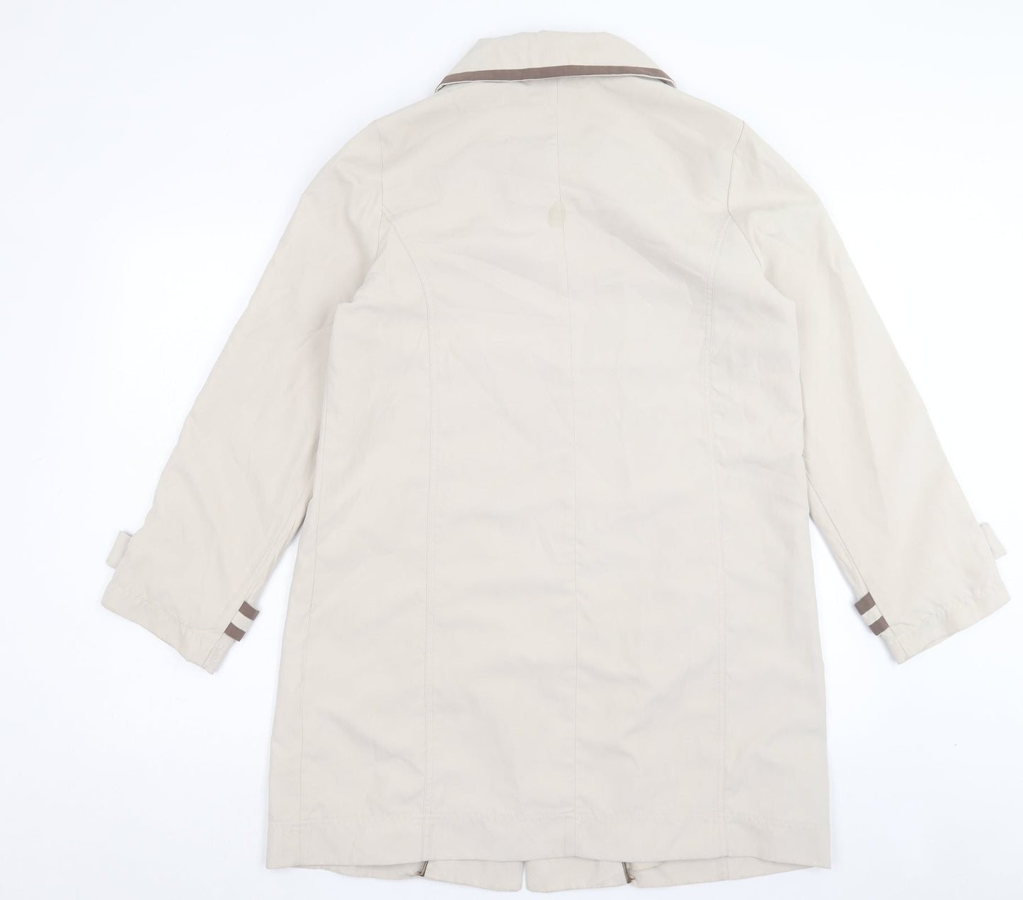 Debenhams Womens Ivory Jacket Size 12 Button