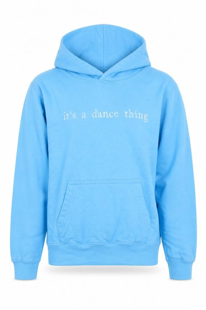 Preworn Girls Blue Cotton Pullover Hoodie Size M Pullover - It's A Dance Thing